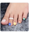 Charming Style Silver Toe Ring CTR-F04-02